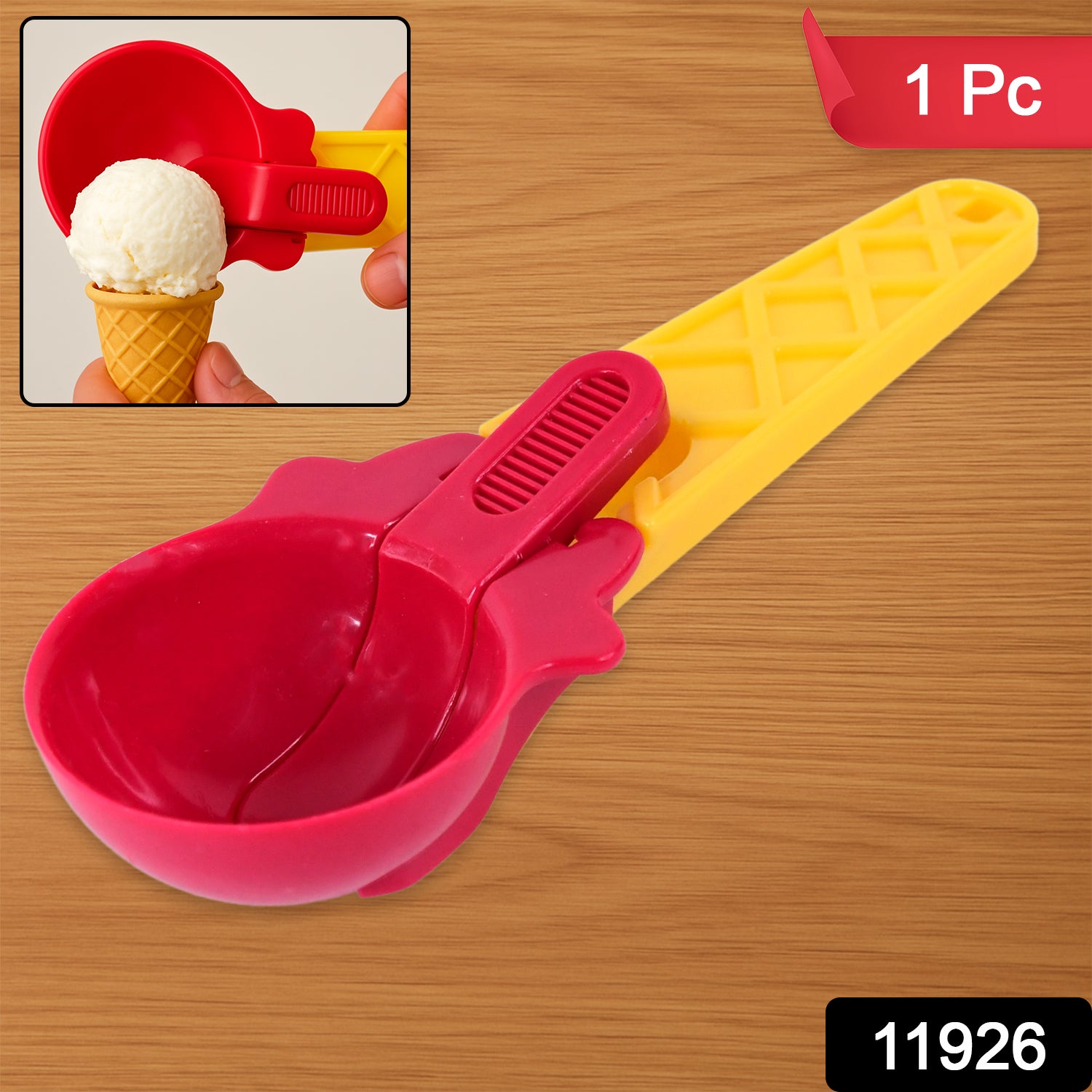1-piece Plastic Ice Cream  Watermelon Scooper With Trigger Dipper 1-piece Plastic Ice Cream  Watermelon Scooper With Trigger Dipper